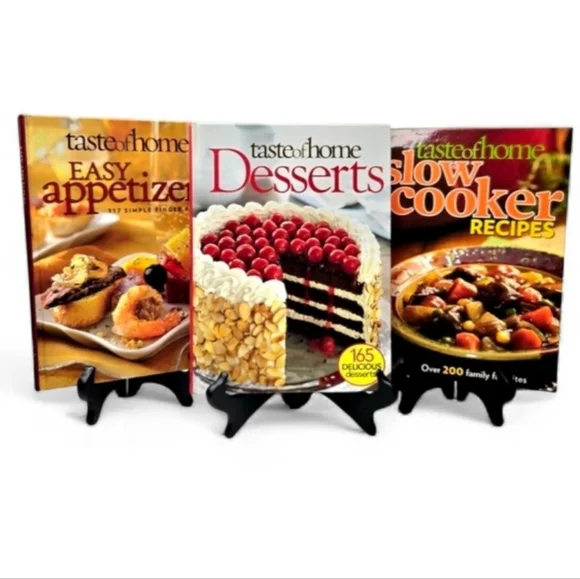 Taste Of Home, Set of Three Cookbooks. Hardback.