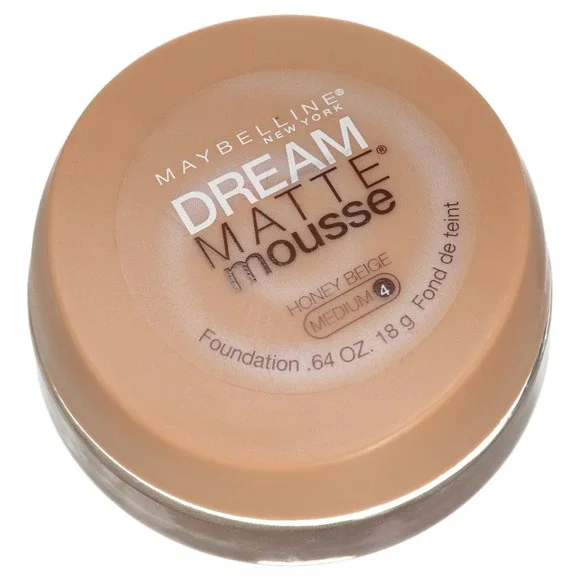 Maybelline New York Dream Matte Mousse Honey Beige Medium‎ 4 Foundation SEALED