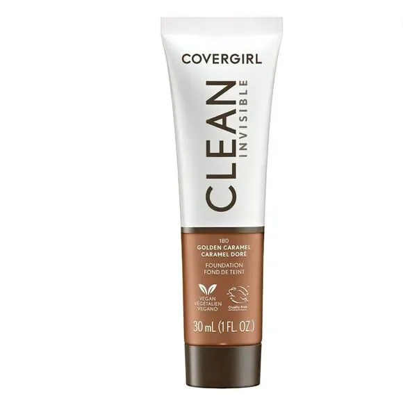 Covergirl clean invisible liquid foundation golden caramel
