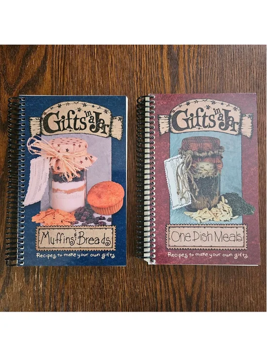 Gifts In A Jar Muffins Breads One Dish Meals Recipe Cookbooks Set