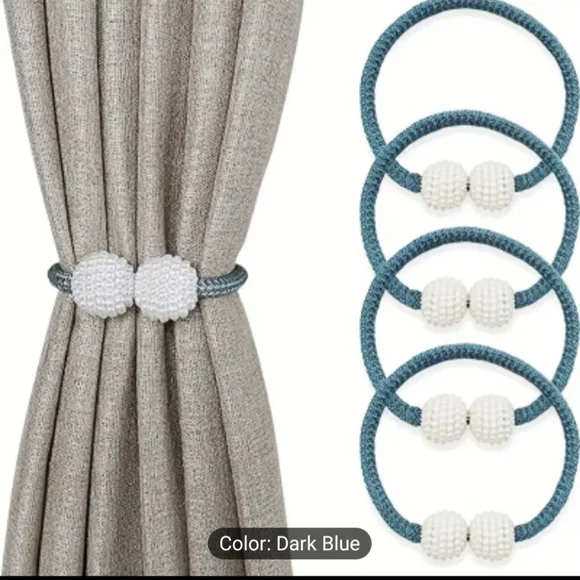 2pcs Delicate Magnetic Curtain Tiebacks