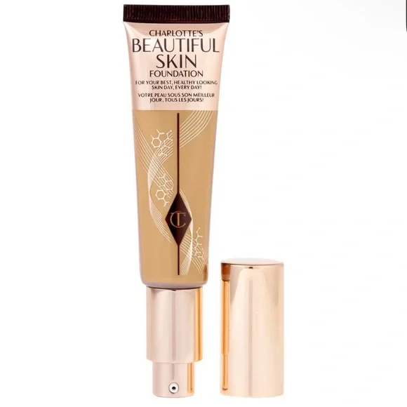 7 Warm (7W) | Charlotte Tilbury Beautiful Skin Foundation, 1 oz., NIB