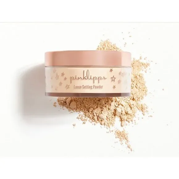 New Pink Lipps Loose Setting Powder Banana
