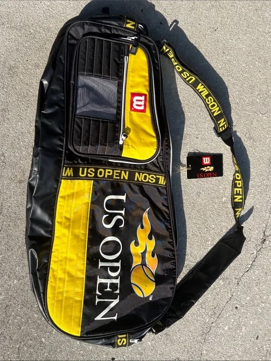 Vintage Wilson US Open Tennis Racket Bag