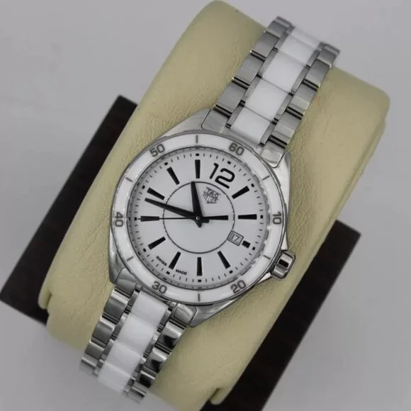 Tag Heuer WBJ141AC.BA0974 Midsize Womens Formula 1 Series Watch White Ceramic