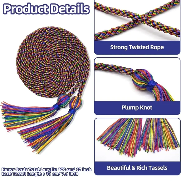 Multicolored‎ Curtain Cord