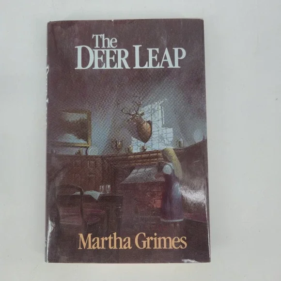 Martha Grimes The Deer Leap 1985 Hardcover DJ Book Club Richard Jury Mystery