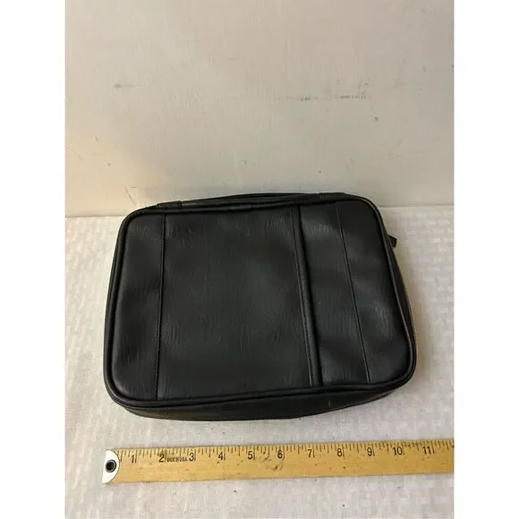 Dicksons Bible cover faux leather‎ zipper handle 10x8 black