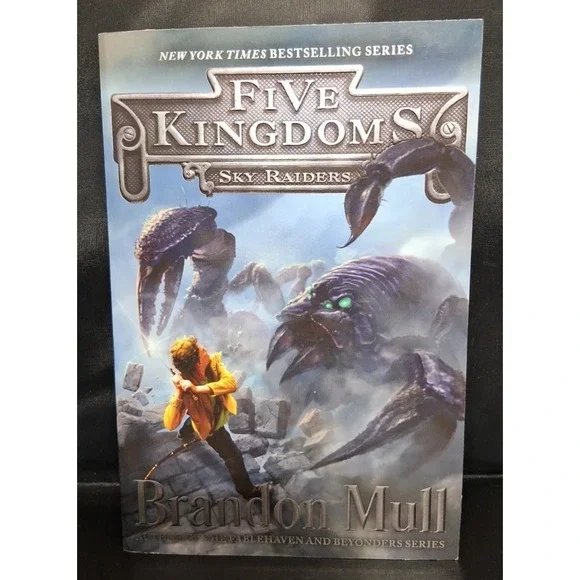 Five Kingdoms Sky Raiders by Brandon Mull w/Signature from the Author