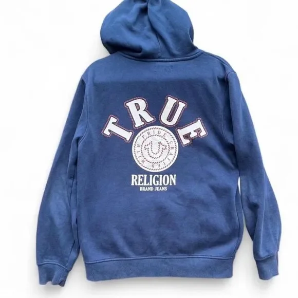 True Religion Navy Blue Hoodie