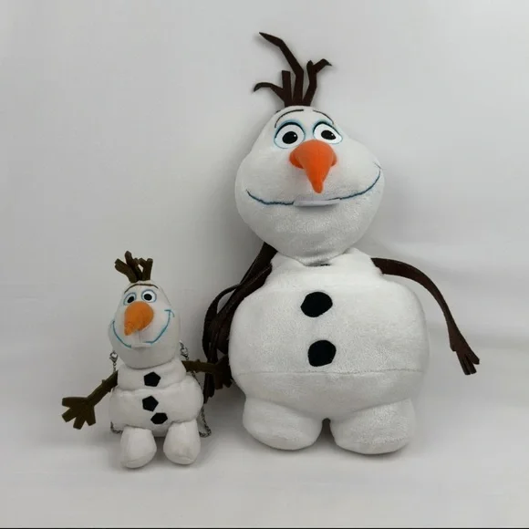Disney Frozen Olaf Plush Backpack & Mini Purse Set Kids Snowman