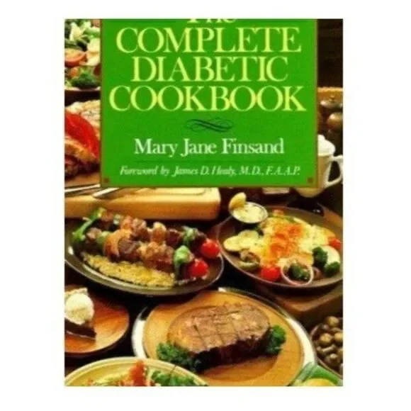 The Complete Diabetic Cookbook Paperback Mary Jane Finsand Vintage