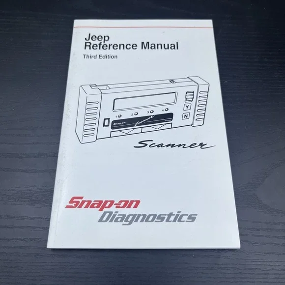 SNAP-ON Jeep Reference Manual 3rd Edition MT2500 Diagnostic Scanner Guide