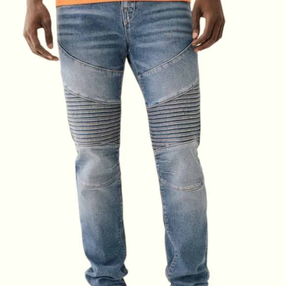True Religion The Rocco Moto Skinny Jean...Size 40/32