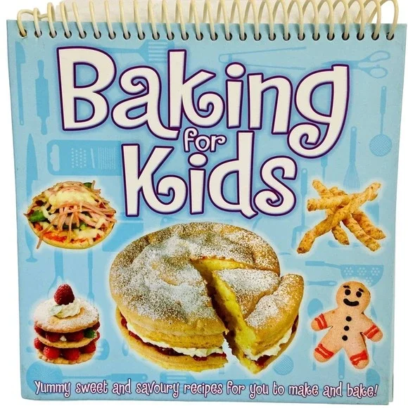 Baking for Kids Spiral Bound Easel Cookbook Imagine That Sweet Savory Recipe