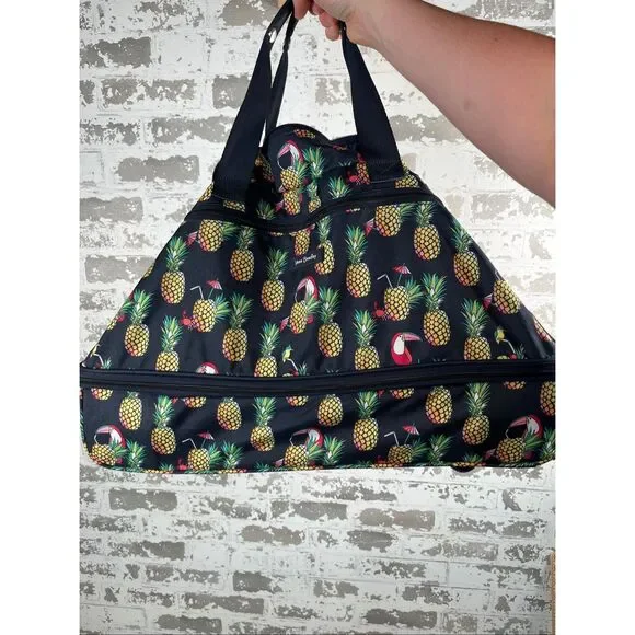 Vera Bradley | roller duffle bag pineapple and parrots