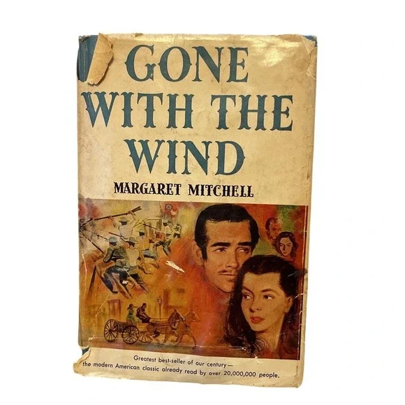 Vintage Gone With‎ The Wind Hardcover Book By Margaret Mitchell