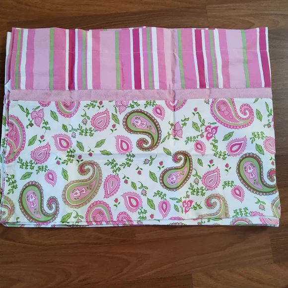 Trend Lab Baby Window Valence Paisley Park Pink