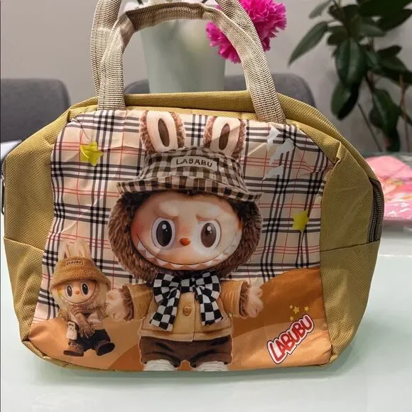 Labubu new Cute Cartoon Character Tote Bag