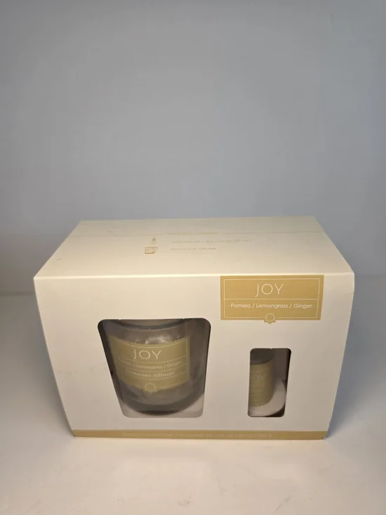 Pomelo Lemongrass Ginger Scented Salt Rock Diffuser Set