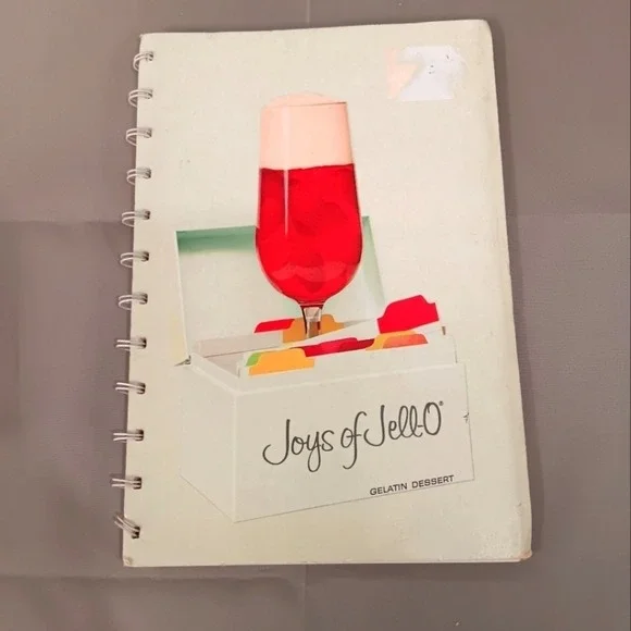 VTG Cookbook JOYS OF JELL-O Jello Gelatin Dessert 2nd Printing Spiral Bound 95pg