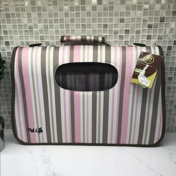 Pet Life' Airline Approved Folding Zippered CAGE C