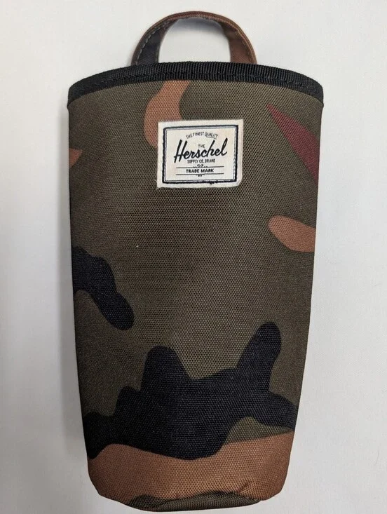 Herschel Supply Co. Alexander Woodland Camo Insulated Bottle Sleeve