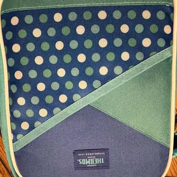Thermos Insulated Lunch Kit Nwt Blue Pocketdot Kids Unisex Boys Or Girls