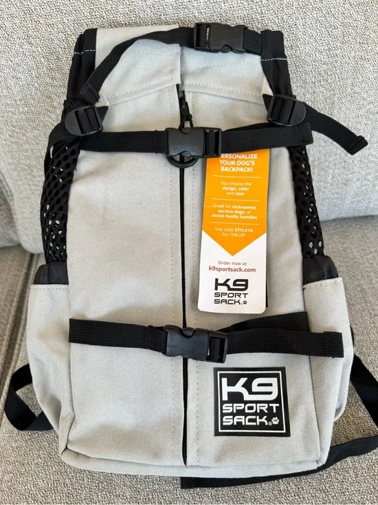 Air 2 | The Original Backpack Dog Carrier Light Gray | Sz S
