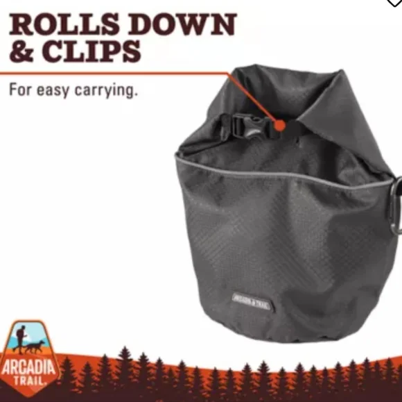 Arcadia Trail® Water-Resistant Kibble Storage Resealable Travel Dog Camping Tote