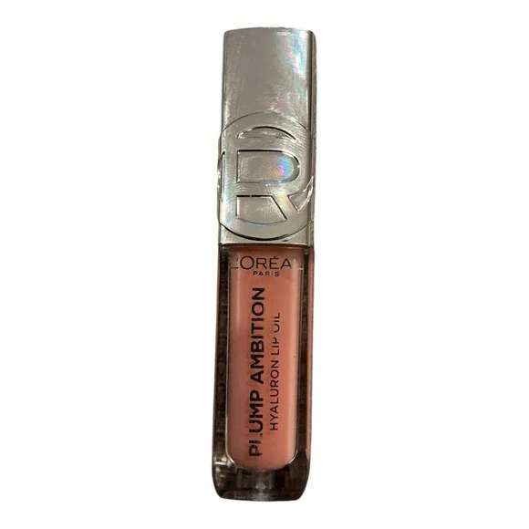 L'Oreal Paris - Plump Ambition Hyaluron Lip Oil - Milky‎ Nude 201