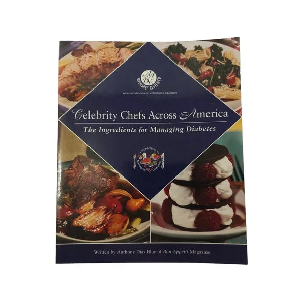 Celebrity Chefs Across America Cookbook Paperback Ingredients Managing Diabetes
