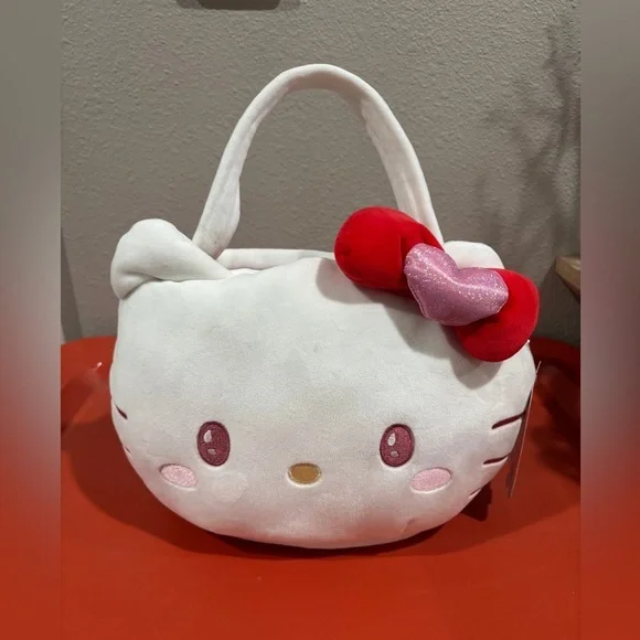 Hello Kitty Plush Basket