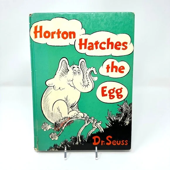 Dr. Seuss Horton Hatches the Egg 1968 HC Vintage Classic Early Printing Book