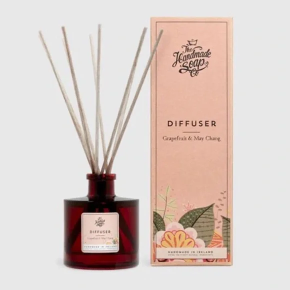 The Handmade Soap Co. Grapefruit & May Chang Diffuser - Peach