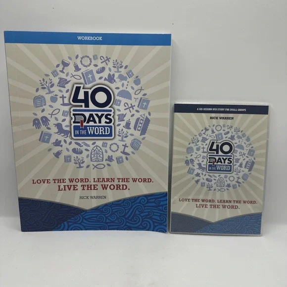 40 Days in the Word Love The Word Learn the Word Live The Word Workbook & DVD
