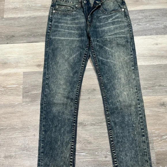 True Religion NWT Skinny Red Orange SN Earthworm Size 33