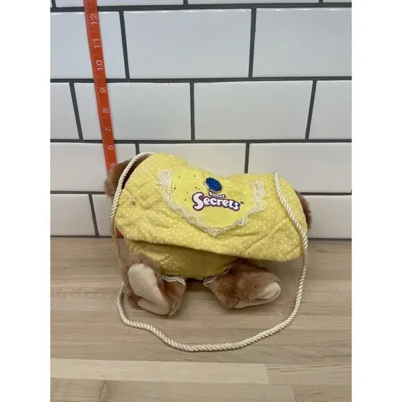 Vintage Galoob‎ Sweet Secrets Purse Pal Yellow Dog Puppy