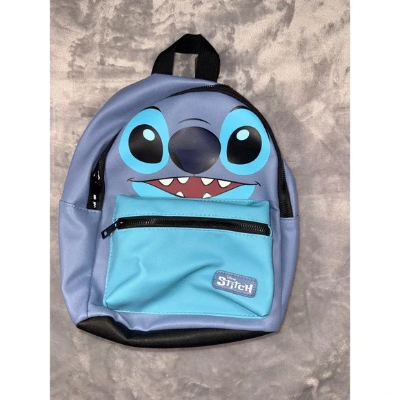 Disney Stitch Mini Backpack Blue Lilo and Stitch Character Kids Bag