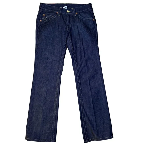True Religion Bobby Bootcut Jeans Men 32x34 Dark Indigo Wash USA Made
