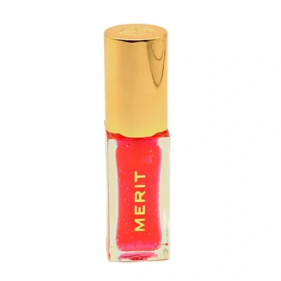 MERIT Shade Slick Gelée Sheer Tinted Lip Oil Les Deux NEW IN BOX