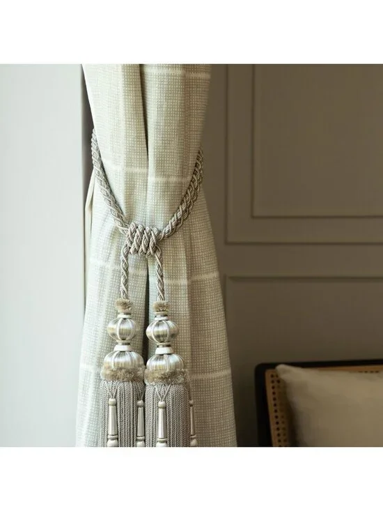 Margaux Double Tassel Tieback Samuel & Sons Passementerie