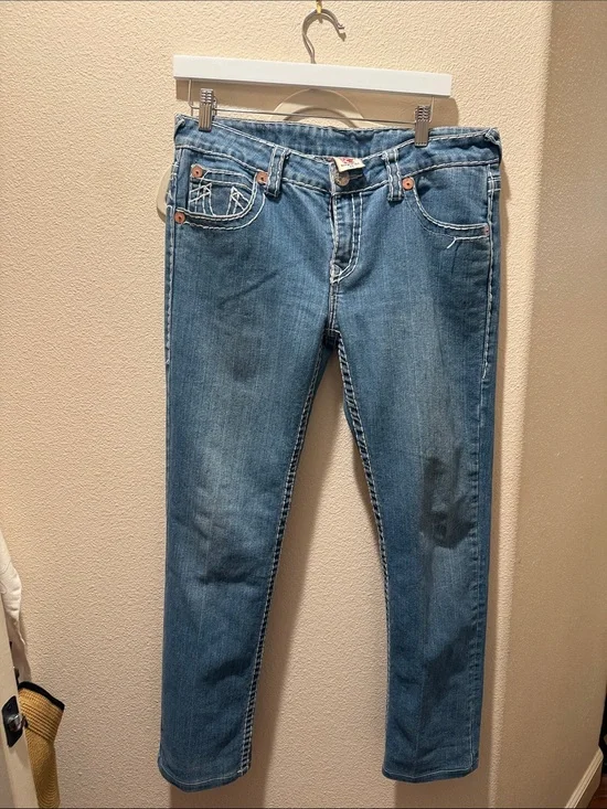 True religion, men’s Blue Denim Jeans