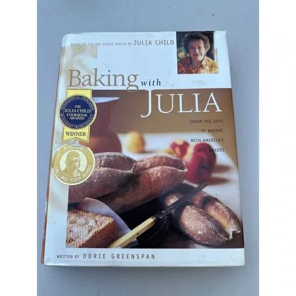 Baking with Julia Dorie Greenspan Hardcover Cookbook 1996 PBS Series Julia Child