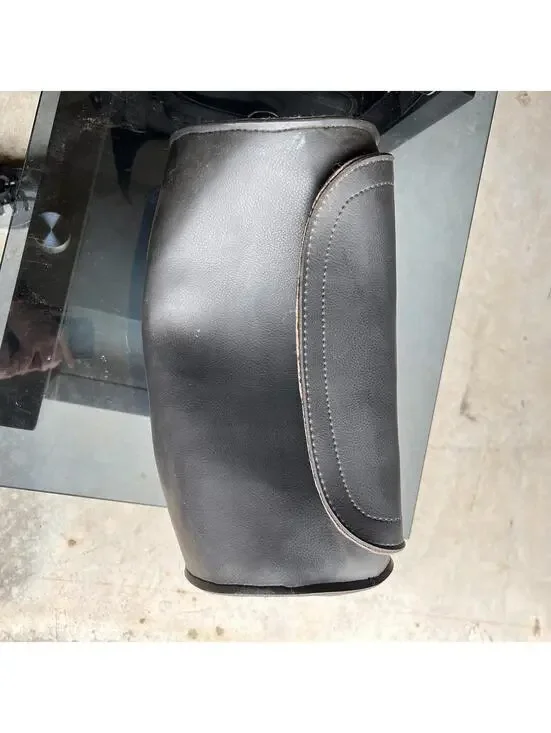 Leather Motorcycle Tank Bag with Straps