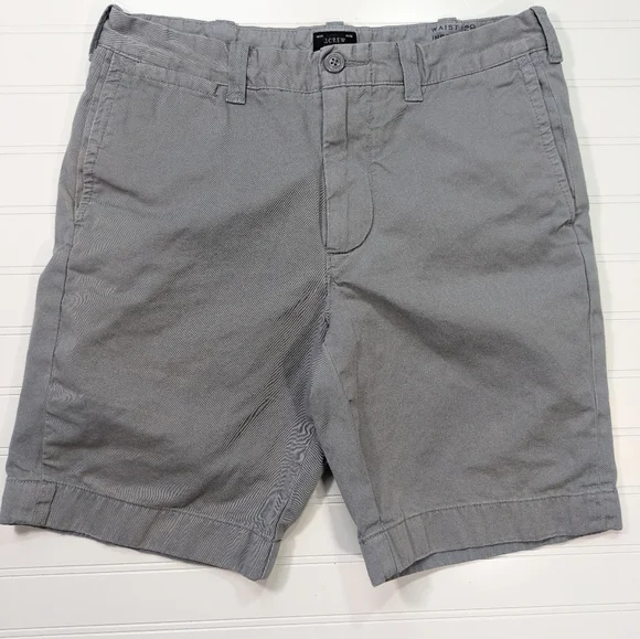 J. Crew Gray Stanton Khaki Shorts