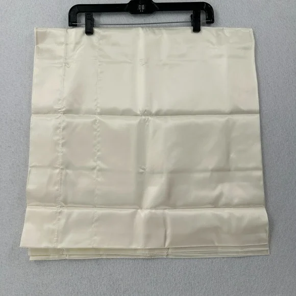 Vintage Satin‎ Shiny Curtain Valance Ivory Long 82