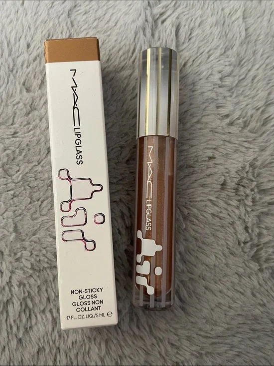 MAC Cosmetics Lipglass High-Shine Gloss — Bronze Brown Shimmer