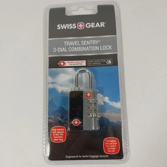 SWISS‎ GEAR TRAVEL SENTRY 3 DIAL COMBINATION LOCK ACCEPTED BY TSA