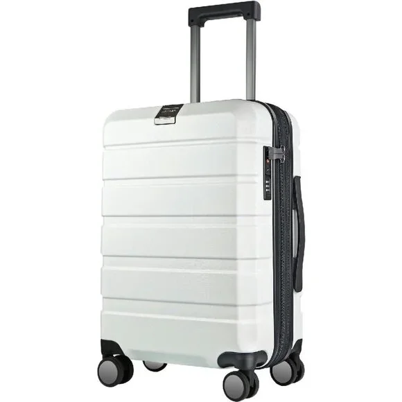 20-Inch Expandable Hardside Carry-On Luggage with Spinner Wheels & USB Port